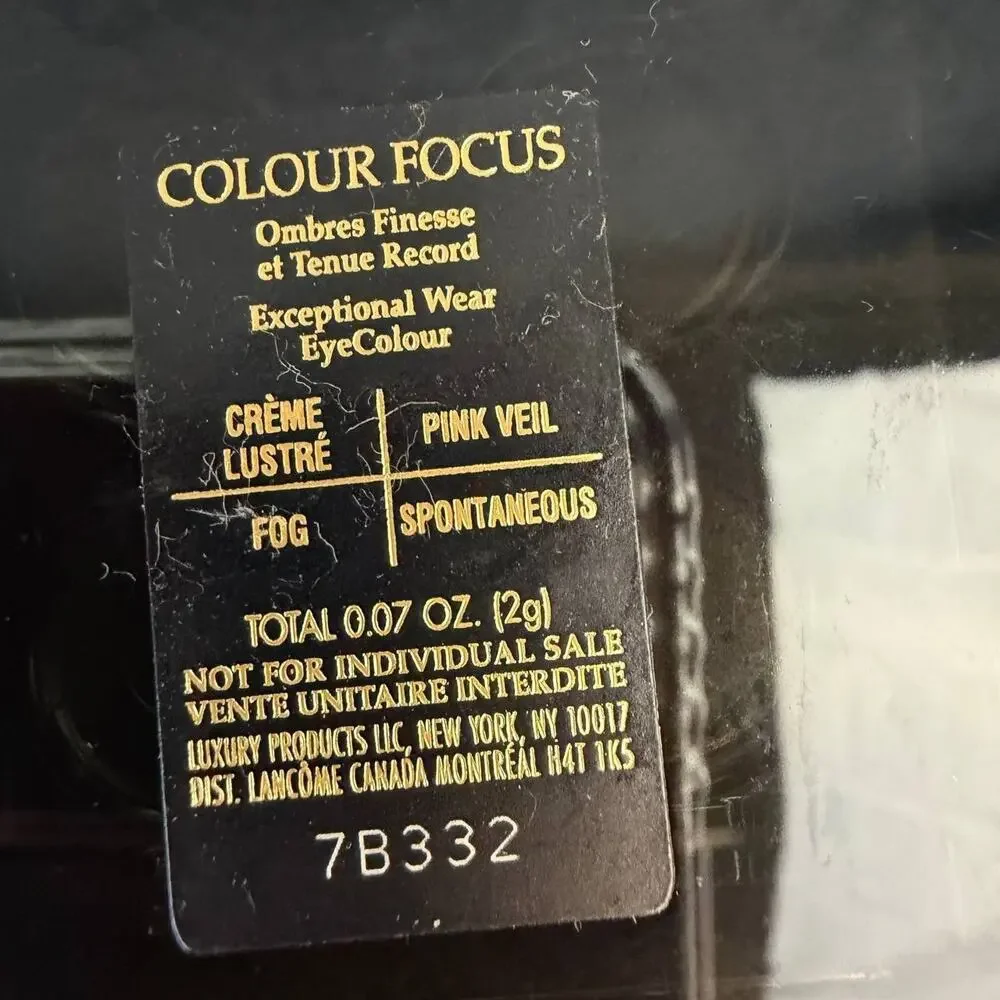 Lancome Colour Focus Eye Shadow Set 4x0.07oz